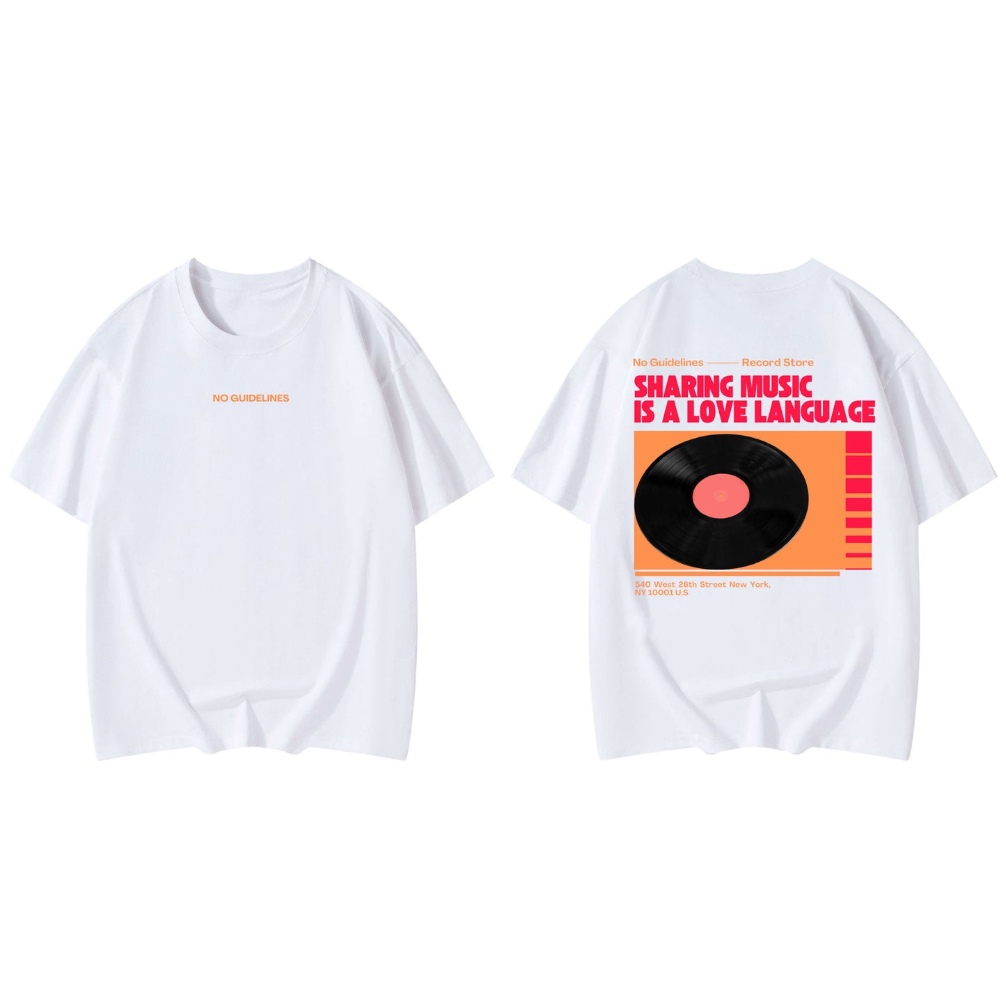 SHARING MUSIC LOVE LANGUAGE TEE