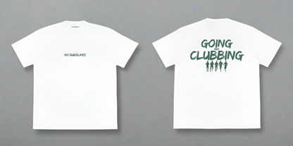 Run Clubbing Tee - White w/Green