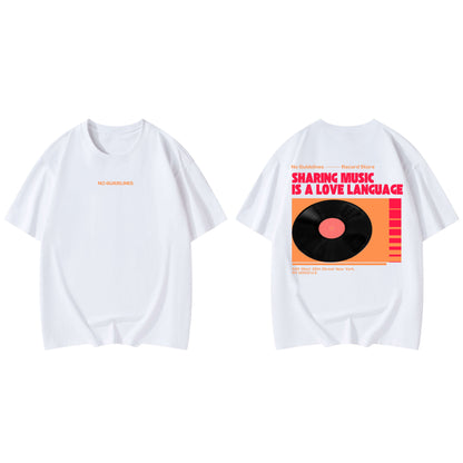 SHARING MUSIC LOVE LANGUAGE TEE